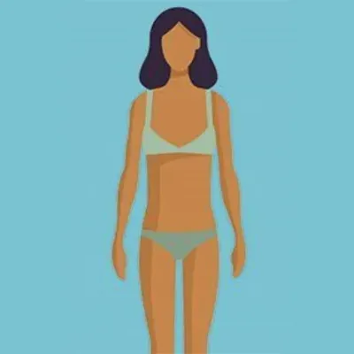 Slim body type icon