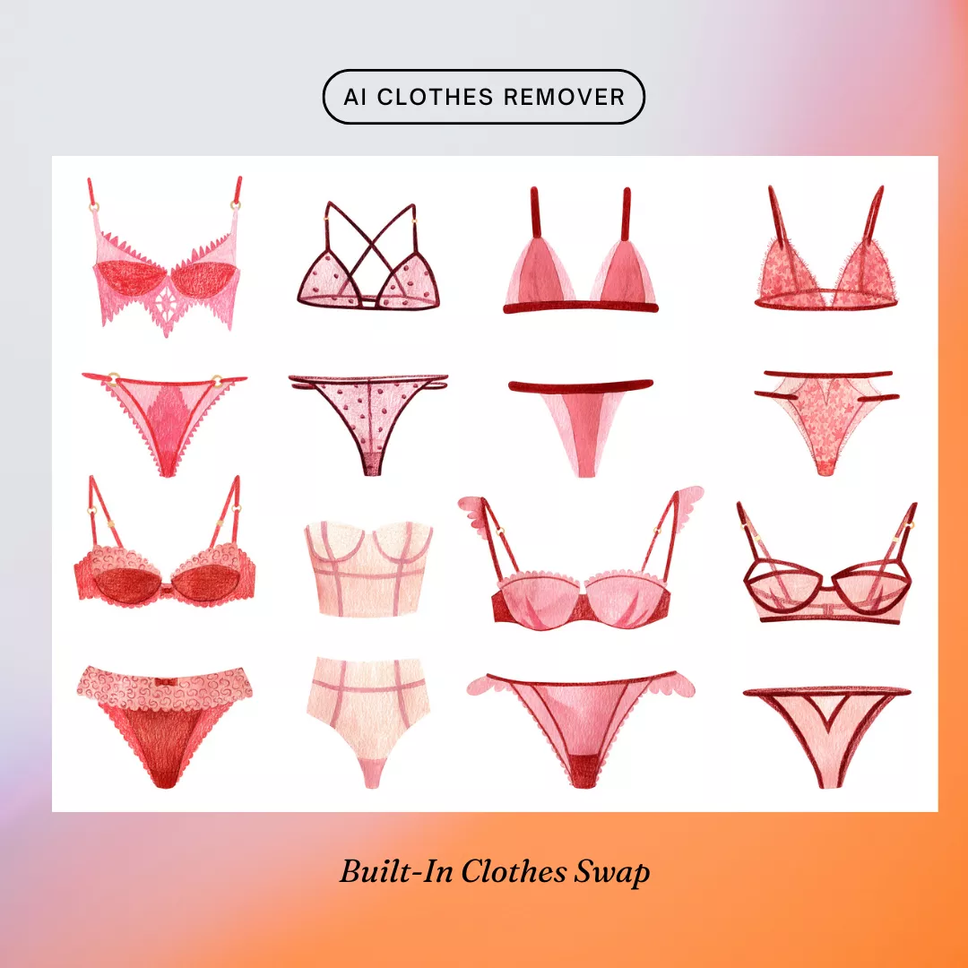 Wardrobe and clothes swap template for adult AI image editing.